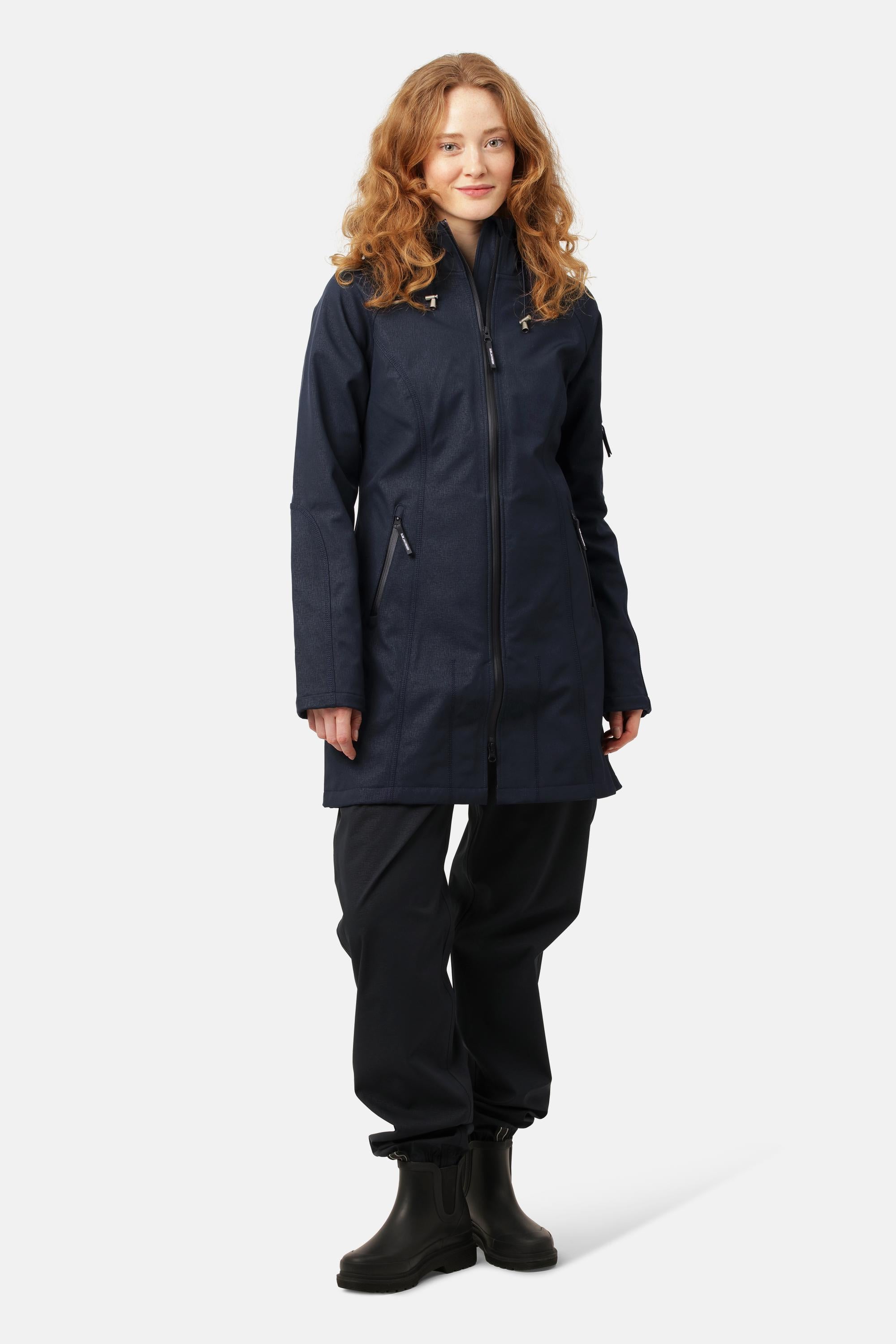 Softshell Raincoat - Dark Indigo
